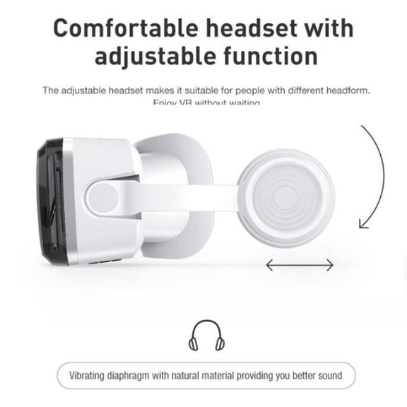 VRSHINECON G04BS+B03 Handle 3D Virtual Reality Helmet VR Glasses With Bluetooth Headset