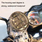 Morfayer YL-M05 4 In 1 Environmental Temperature Model 9-24V LED Night Vision Motorcycle Modification Instrument