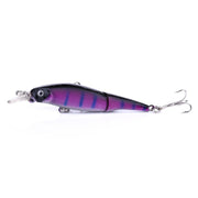 HENGJIA JM010 9cm 7g 2 Sections Bionic Bait With Beads Diving Mino Fake Bait(2)