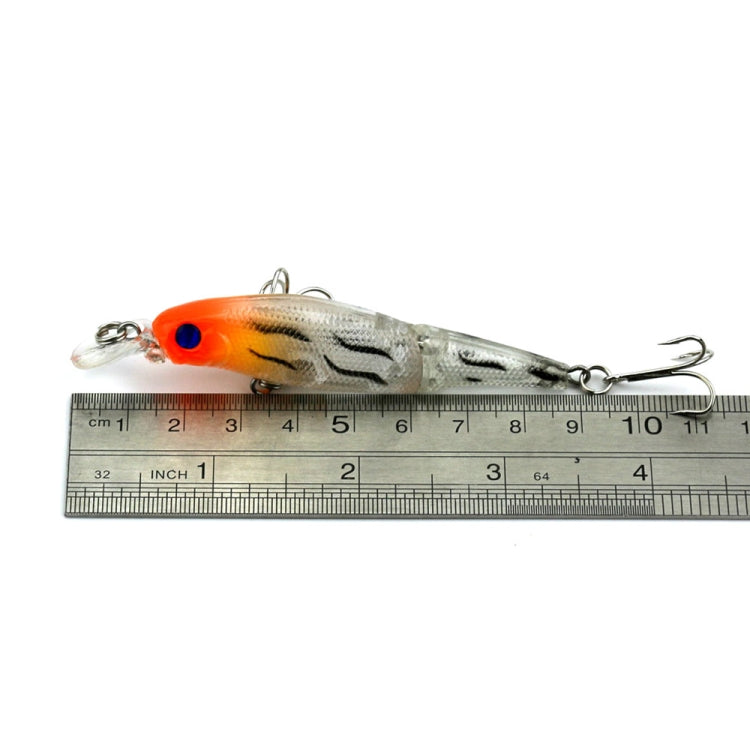 HENGJIA JM010 9cm 7g 2 Sections Bionic Bait With Beads Diving Mino Fake Bait(3)