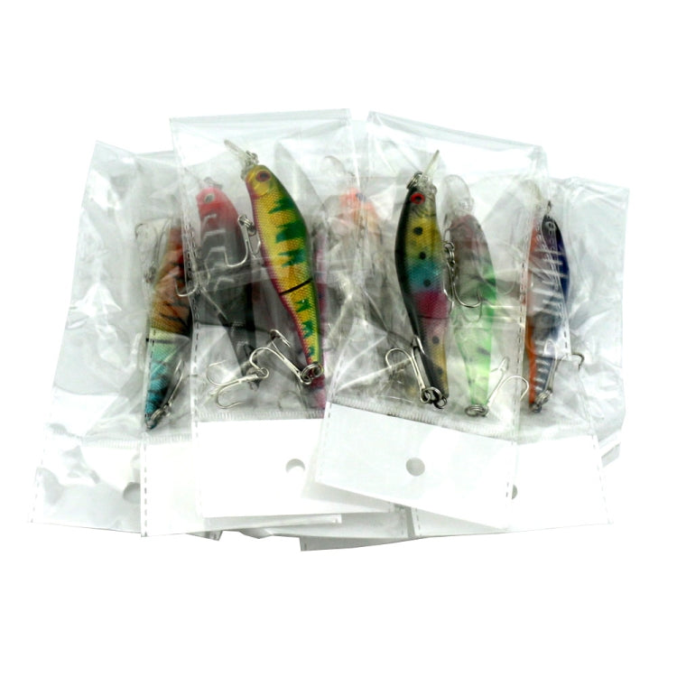 HENGJIA JM010 9cm 7g 2 Sections Bionic Bait With Beads Diving Mino Fake Bait(7)
