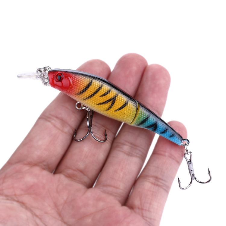HENGJIA JM010 9cm 7g 2 Sections Bionic Bait With Beads Diving Mino Fake Bait(7)