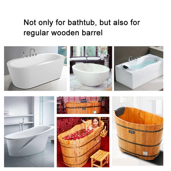 Bamboo Non-slip Bathtub Shelf Multifunctional Soaking Shelf, Color: Bamboo Color
