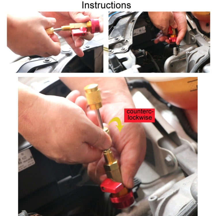 Automobile Air Conditioning Pipe Valve Core Disassembly Tool(Low Pressure)