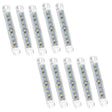 MK-224 10pcs 12-24V Truck Trailer 9LED Side Light Tail Lamp Signal Light(White) - Warning Lights by PMC TechLife | Online Shopping South Africa | PMC TechLife | Buy Now Pay Later Mobicred
