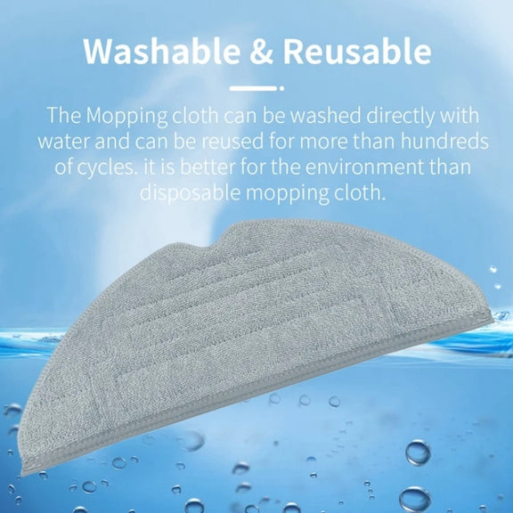For Roborock G20 / S8 Pro ULTRA Vacuum Cleaner Mop Cloth Accessories US Version Gray