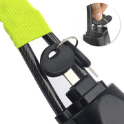 S308 Car Steering Wheel Wire Rope Lock Security Anti-theft Locks(Black)