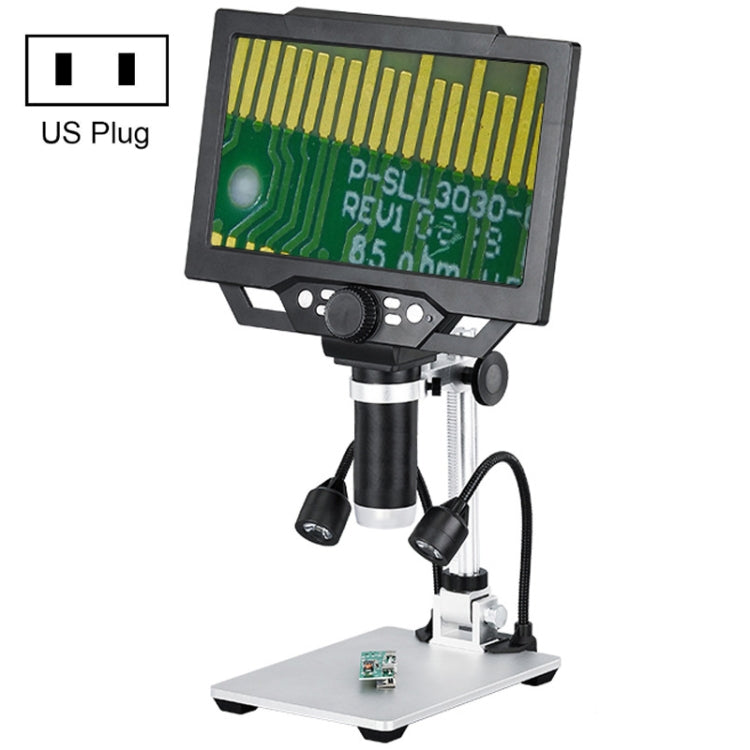 G1600 1-1600X Magnification 9 Inch Electron Microscope, Style: Without Battery US Plug