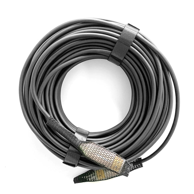 2.0 Version HDMI Fiber Optical Line 4K Ultra High Clear Line Monitor Connecting Cable, Length: 10m(White)
