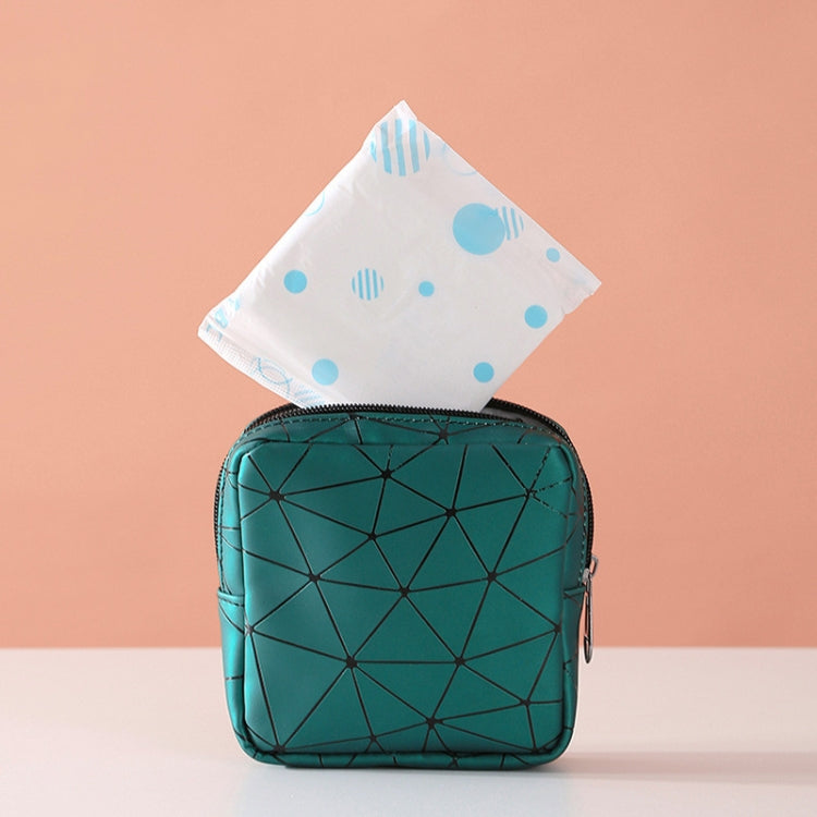 XH8214 Portable Sanitary Napkin Storage Bag Large Capacity Water-resistant Coin Bag(Black)