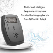 Household Mute Low Power Ultrasonic Insect Repeller, Specification: UK Plug(White)