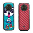Sunnylife IST-TZ485 For DJI Insta360 X3 Panoramic Camera PVC Protection Scraper Film Stickers(Panda+Carbon Pattern Red) - Protective Film & Stickers by Sunnylife | Online Shopping South Africa | PMC TechLife | Buy Now Pay Later Mobicred