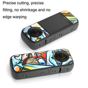 Sunnylife IST-TZ485 For DJI Insta360 X3 Panoramic Camera PVC Protection Scraper Film Stickers(Polar Bear+Carbon Pattern Red)