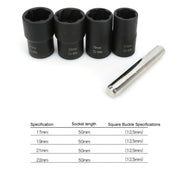 Car Tire Damaged Nut Non-slip Removal Socket Wrench Set