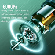 P02 Vehicles / Household High Power Large Suction Portable Wireless Handheld Vacuum Cleaner(Dark Night Green)