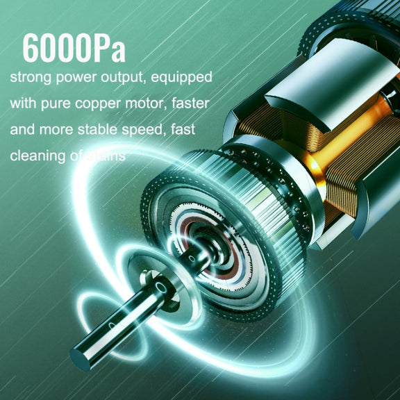 P02 Vehicles / Household High Power Large Suction Portable Wireless Handheld Vacuum Cleaner(Star Black)