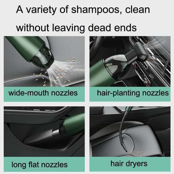 P02 Vehicles / Household High Power Large Suction Portable Wireless Handheld Vacuum Cleaner(Star Black)