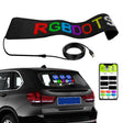 S3296RGB 672x218mm Car LED Flexible Display Cell Phone APP Control Bluetooth Connection - Car Monitor by PMC TechLife | Online Shopping South Africa | PMC TechLife | Buy Now Pay Later Mobicred