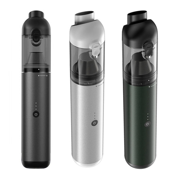 P03 16000Pa Strong Suction High Power Portable Handheld Wireless Car Vacuum Cleaner(Silver White)