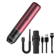 P12 High Power Handheld Wireless Vehicles / Household Vacuum Cleaner(Wine Red)