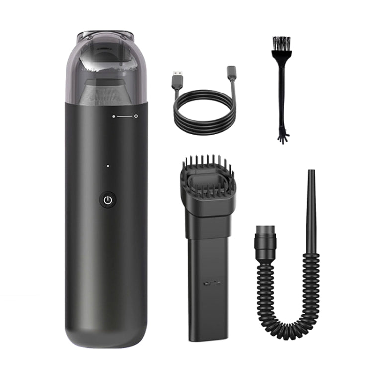 Pinjia P07 Wireless Mini Fashion Vehicle Vacuum Cleaner(Elegant Black)