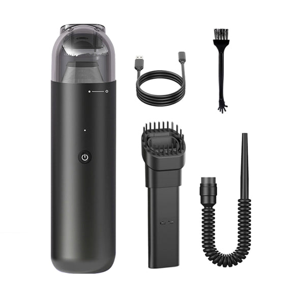 Pinjia P07 Wireless Mini Fashion Vehicle Vacuum Cleaner(Elegant Black)