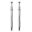2pcs IC Chip Picker Electronic Component Parts Picker Capacitor IC Grabber Clips(Silver) - Auxiliary Clamp Clip by PMC TechLife | Online Shopping South Africa | PMC TechLife | Buy Now Pay Later Mobicred
