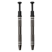 2pcs IC Chip Picker Electronic Component Parts Picker Capacitor IC Grabber Clips(Dark Brown)