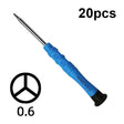 20pcs Mini Screwdriver Anti-Slip Mobile Phone Disassembly Maintenance Tools, Series: 0.6Y - Screwdriver by PMC TechLife | Online Shopping South Africa | PMC TechLife