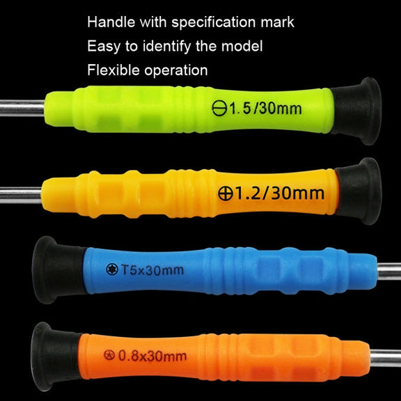 20pcs Mini Screwdriver Anti-Slip Mobile Phone Disassembly Maintenance Tools, Series: T2