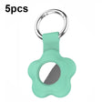 For AirTag 5pcs AT03 Tracker Case Positioning Anti-loss Device Storage Keychain Cover(Mint Green) - free shipping - PMc TechLife - Order now!