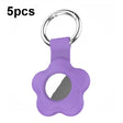 For AirTag 5pcs AT03 Tracker Case Positioning Anti-loss Device Storage Keychain Cover(Purple) - free shipping - PMc TechLife - Order now!