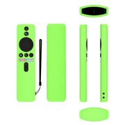 For Xiaomi 4K TV Stick Y48 Remote Control Anti-Drop Silicone Protective Cover(Luminous Green)