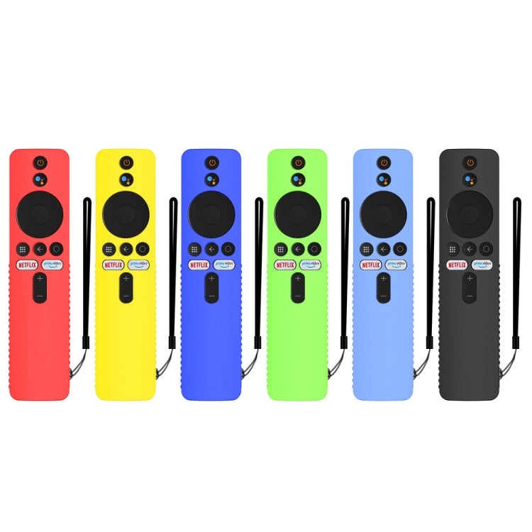 For Xiaomi 4K TV Stick Y48 Remote Control Anti-Drop Silicone Protective Cover(Black)