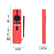 For Xiaomi 4K TV Stick Y48 Remote Control Anti-Drop Silicone Protective Cover(Black)