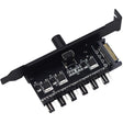 PIC Bit Case Cooling Fan Control Switch PWM 6 Way Computer Fan Speed Controller(SATA) - free shipping - PMC TechLife - Order now!
