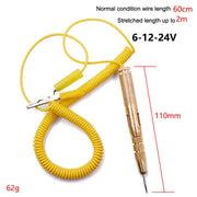 2pcs 6-24V Car Circuit Test Pen LED Multi-function Test Through Line Detection Test Light Test Pen, Style: Spring Model