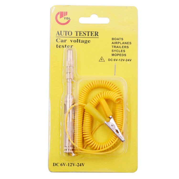 2pcs 6-24V Car Circuit Test Pen LED Multi-function Test Through Line Detection Test Light Test Pen, Style: Spring Model