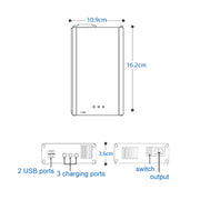 for DJI Mavic 3 YX 1 to 5 Charger With Switch(EU Plug)