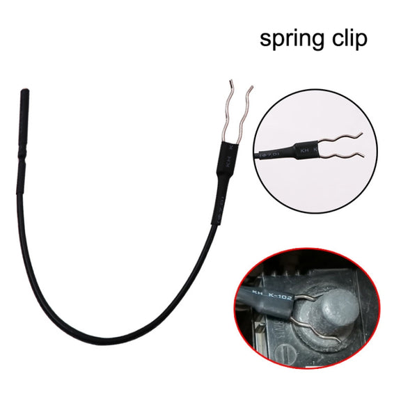 Pure Copper Battery Holder Car Leakage Detection Tool Measuring Leakage(Black)