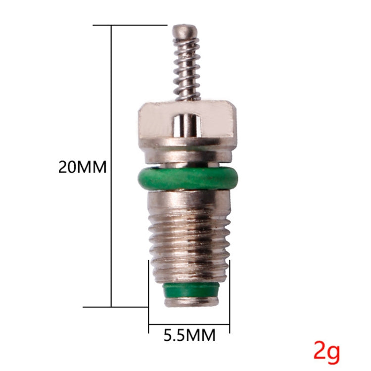 R134A Auto Air Conditioned Valve Core Mouth Fast Exhaust Valve(Green)