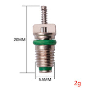 R134A Auto Air Conditioned Valve Core Mouth Fast Exhaust Valve(Green)