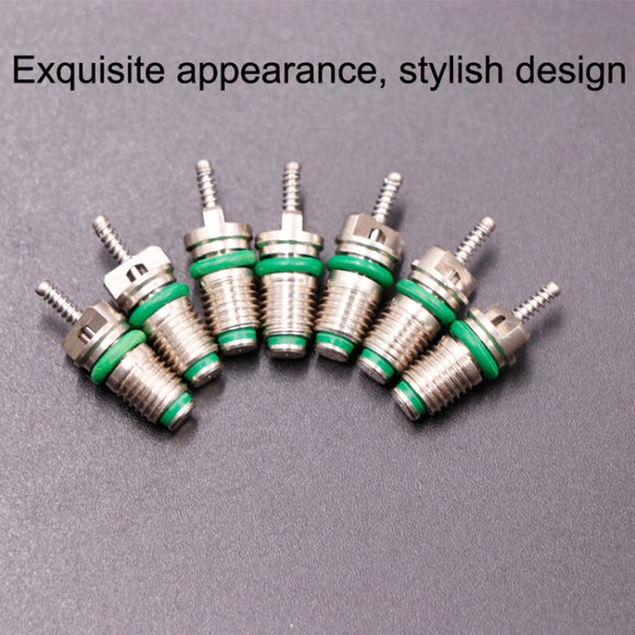 R134A Auto Air Conditioned Valve Core Mouth Fast Exhaust Valve(Green)