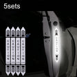 5sets Car Opening Door Anti-Collision Safety Warning Reflector(Diamond White) - Warning Sticker by PMC TechLife | Online Shopping South Africa | PMC TechLife | Buy Now Pay Later Mobicred