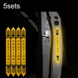 5sets Car Opening Door Anti-Collision Safety Warning Reflector(Diamond Yellow) - Warning Sticker by PMC TechLife | Online Shopping South Africa | PMC TechLife | Buy Now Pay Later Mobicred
