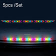 5pcs /Set Car Door Anti-Collision Scrape And Rearview Mirror Colorful Safety Warning Reflective Sticker, Style: Glue Model Tail Box - Warning Sticker by PMC TechLife | Online Shopping South Africa | PMC TechLife | Buy Now Pay Later Mobicred