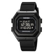 SKMEI 1875 Men Outdoor Electronic Watch Timing Multi-Functional Watch, Style: Silicone Band Black Machine - free shipping - PMC TechLife - Order now!