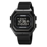 SKMEI 1875 Men Outdoor Electronic Watch Timing Multi-Functional Watch, Style: Silicone Band Black Machine