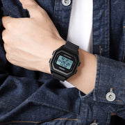 SKMEI 1875 Men Outdoor Electronic Watch Timing Multi-Functional Watch, Style: Steel Band White Machine