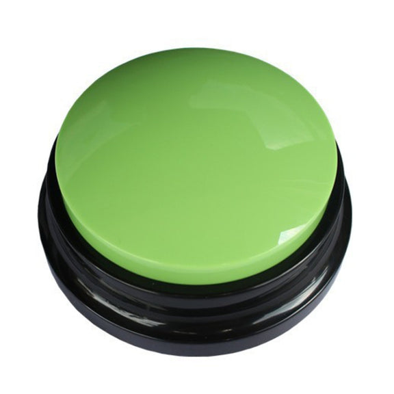 Pet Communication Button Dog Vocal Box Recording Vocalizer, Style: Recording Model(Green)